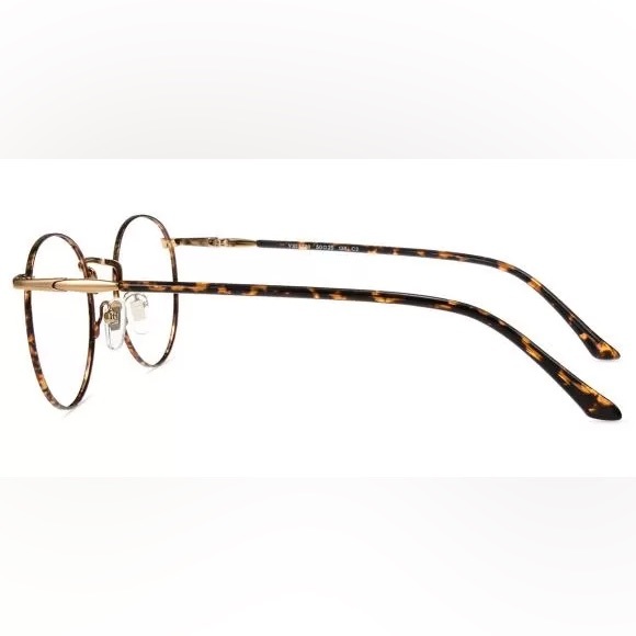 FIRMOO UNISEX RETRO GOLD TORTOISE FRAME YSL1230 50-20-138 - BRAND NEW - Picture 3 of 6